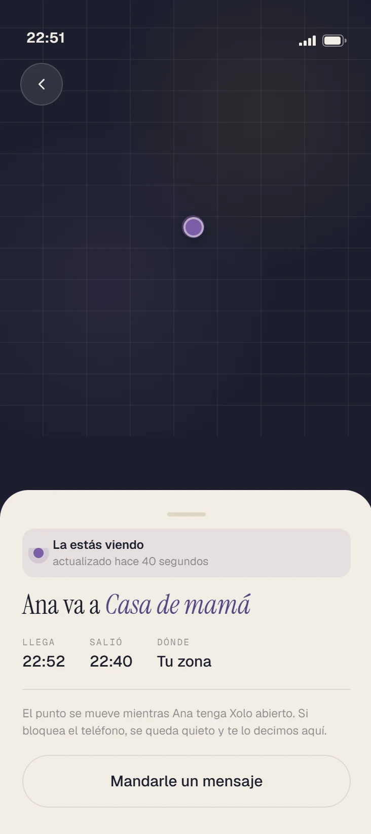 Lo que ve quien te espera.